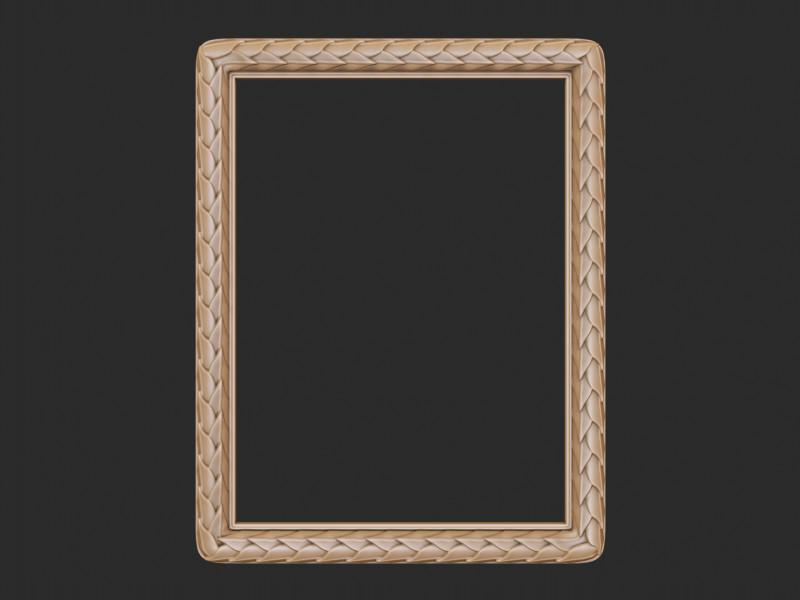 Frame Mirror 3D 프린트 모델 .c4d .max .obj .3ds .fbx .stl .blend