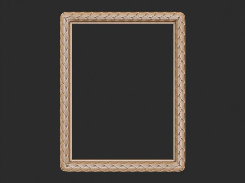 Specchio con cornice Modello di stampa 3D