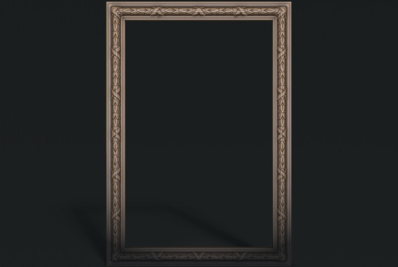 Frame Mirror 3D Принт Модель .c4d .max .obj .3ds .fbx .stl .blend 