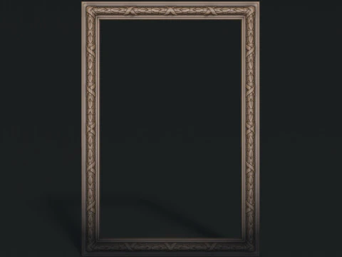 Specchio con cornice Modello di stampa 3D