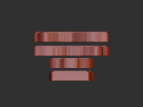 Female Torso Cookie Stamp 3D 打印模型