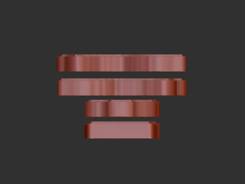 Female Torso Cookie Stamp 3D Print Model