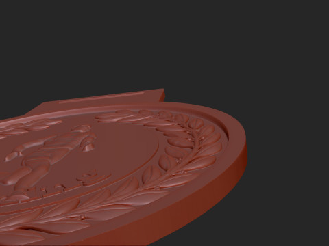 Men Running Award Medals Model Cetak 3D