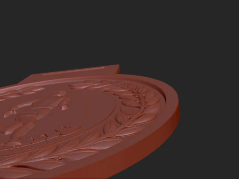 Men Running Award Medals 3D Print Model
