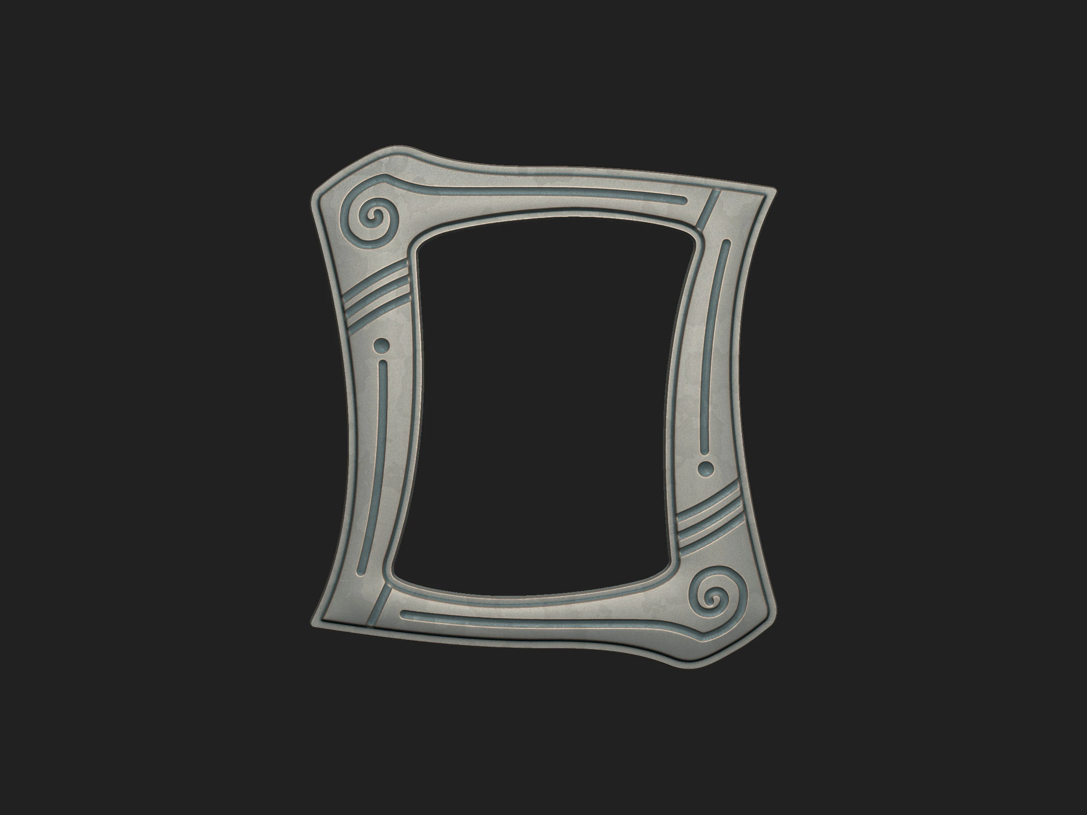 Frame Mirror 3D Print Model .c4d .max .obj .3ds .fbx .stl .blend