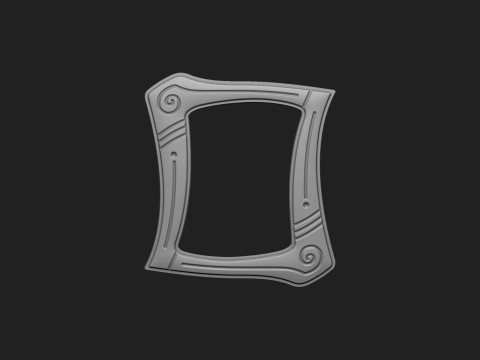 Frame Mirror 3D Baskı Modeli