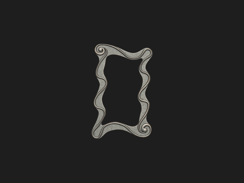 Frame Mirror Model do druku 3D .c4d .max .obj .3ds .fbx .stl .blend