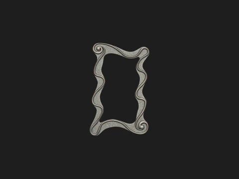 Frame Mirror 3D Print Model