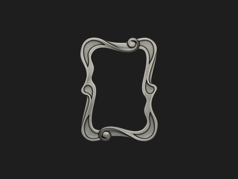 Frame Mirror 3D Druckmodell .c4d .max .obj .3ds .fbx .stl .blend