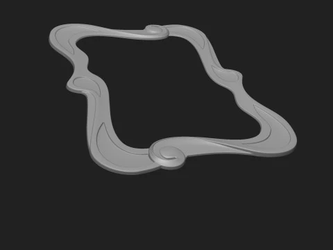 Frame Mirror 3D Print Model