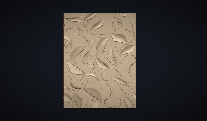 Modern Wall Art Panel 3D Druckmodell .c4d .max .obj .3ds .fbx .stl .blend 