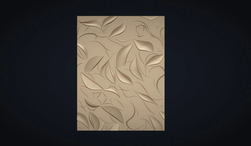 현대 벽 예술 패널 3D 프린트 모델 .c4d .max .obj .3ds .fbx .stl .blend