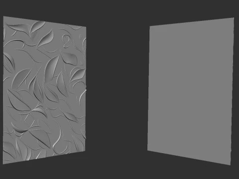 현대 벽 예술 패널 3D 프린트 모델