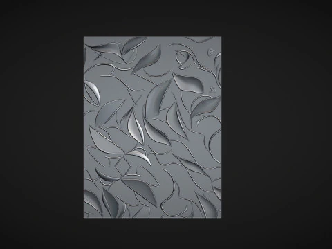 현대 벽 예술 패널 3D 프린트 모델