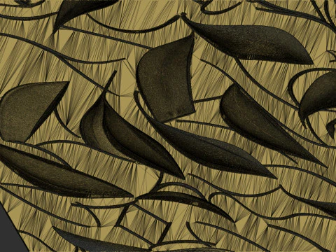 현대 벽 예술 패널 3D 프린트 모델