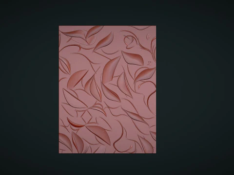 현대 벽 예술 패널 3D 프린트 모델