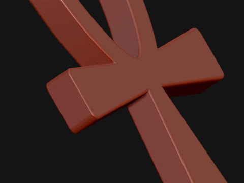 Cross Pendant 3D Print Model