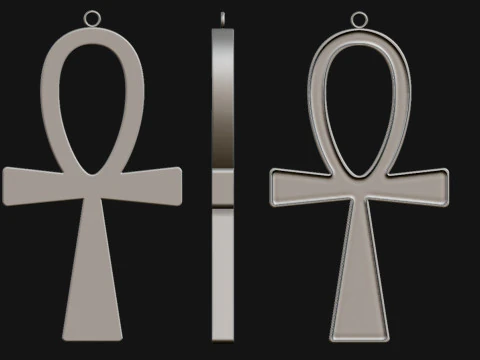 Cross Pendant 3D Print Model