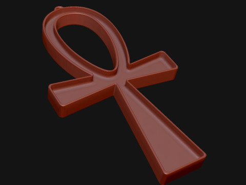 Cross Pendant 3D Print Model
