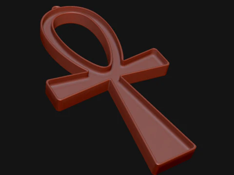 Cross Pendant 3D Print Model