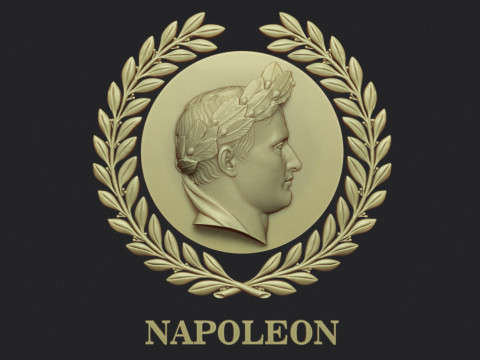 Napoleon I Relief Portrait 3D Druckmodell