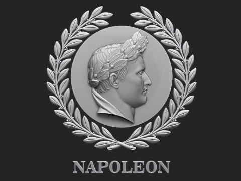 Napoleon I Relief Portrait 3D प्रिंट मॉडल