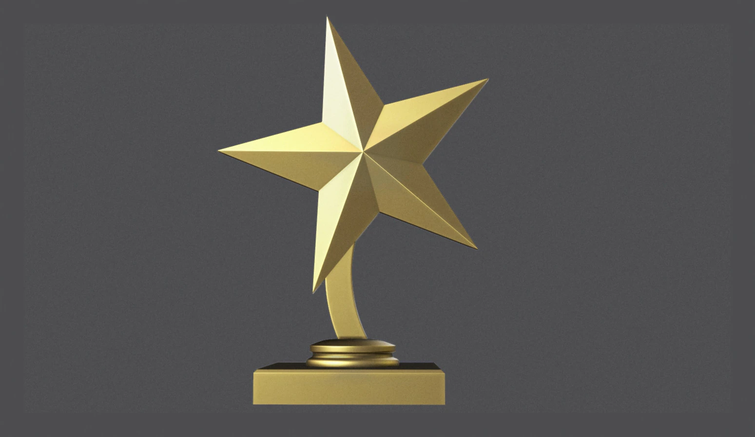 Star Award 3D Print Model .c4d .max .obj .3ds .fbx .stl .blend 