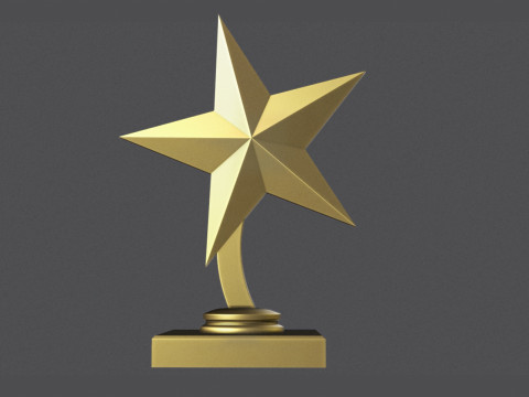 Star Award 3D Druckmodell