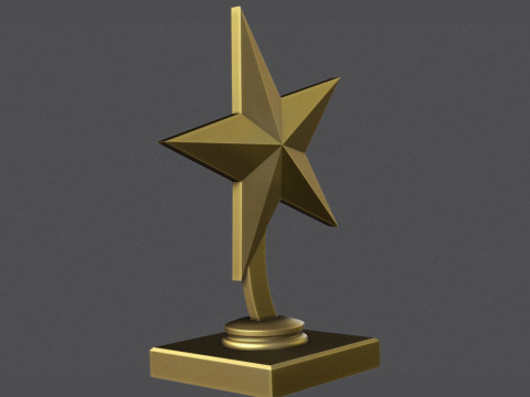Star Award 3D Print Model