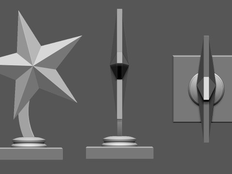 Star Award 3D Print Model