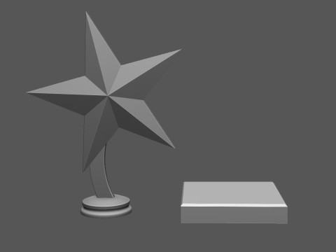 Star Award 3D Print Model