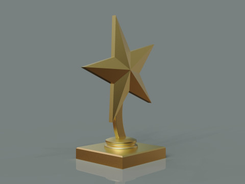 Star Award 3D Print Model