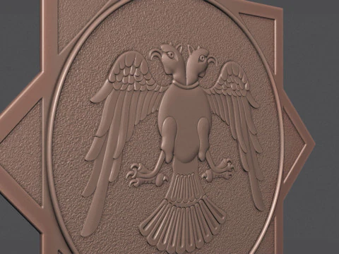 Two Headed Eagle 3D Print Model