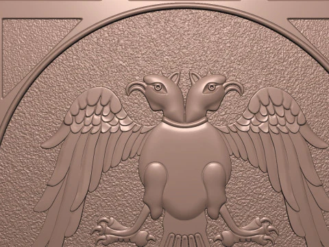 Two Headed Eagle 3D Print Model