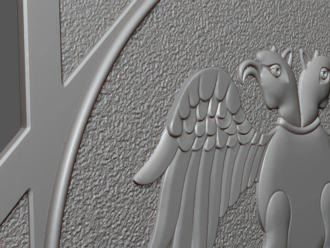Two Headed Eagle 3D Print Model