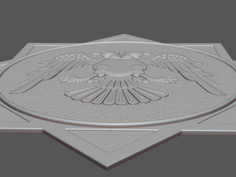 Two Headed Eagle Model Cetak 3D