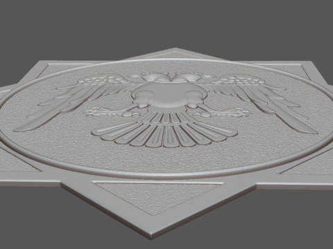 Two Headed Eagle 3D Print Model
