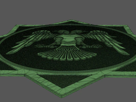 Two Headed Eagle 3D Print Model