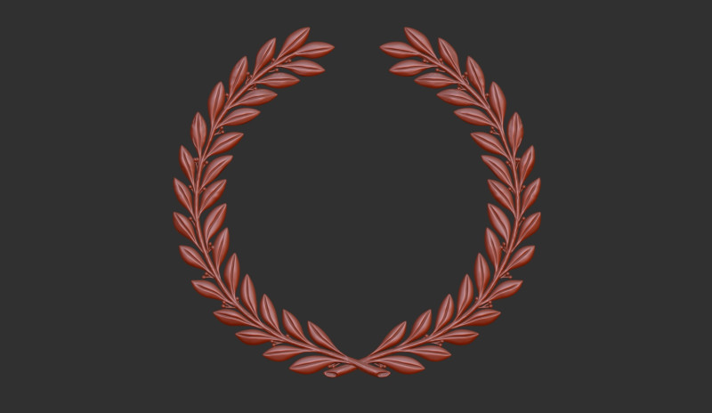 Laurel Wreath Model do druku 3D .c4d .max .obj .3ds .fbx .stl .blend 