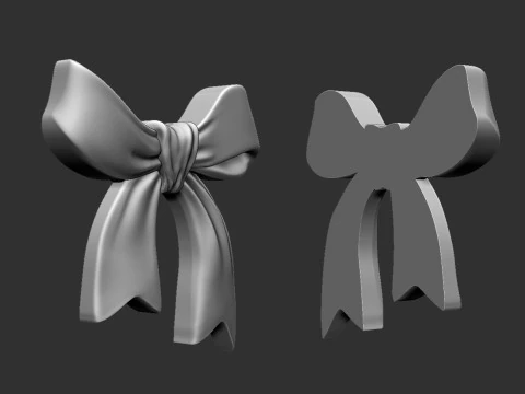 Wrapping Bow 3D Print Model