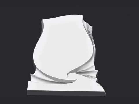 Memorial tombstone 3D Print Model