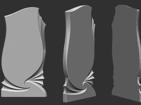 Memorial tombstone 3D Print Model
