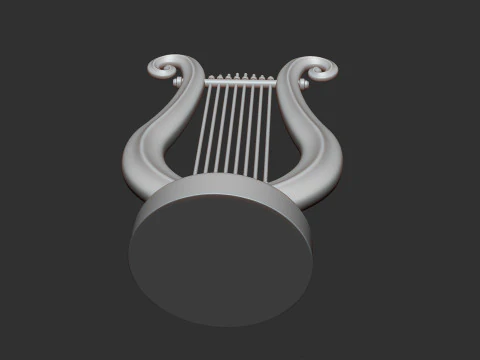 黄金の竪琴 3Dプリントモデル