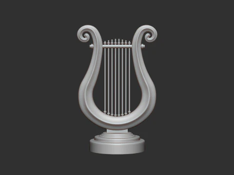 黄金の竪琴 3Dプリントモデル