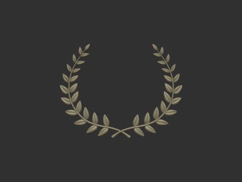 Laurel Wreath 3D Print Model
