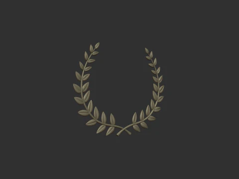 Laurel Wreath 3D Print Model
