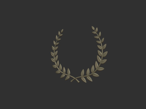 Laurel Wreath Model Cetak 3D