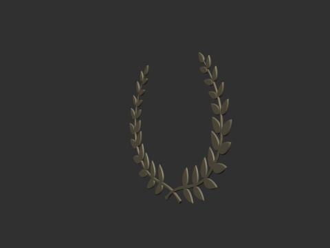 Laurel Wreath Model Cetak 3D