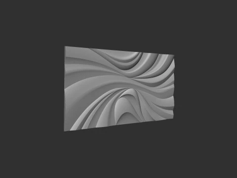 Decorative Wall Panel 3D Print Model