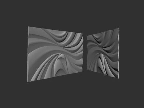Decorative Wall Panel 3D Print Model
